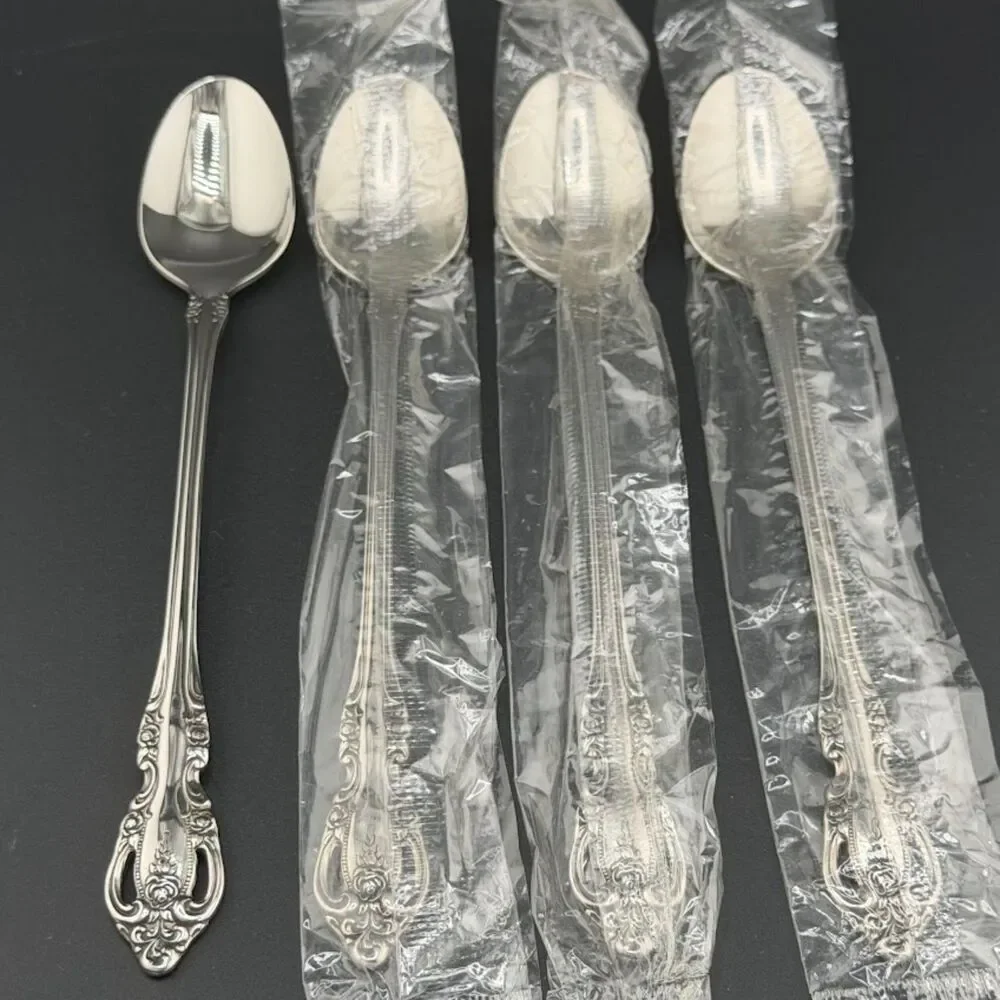 NEW Oneida Brahms Iced Tea Spoons 7 1/2